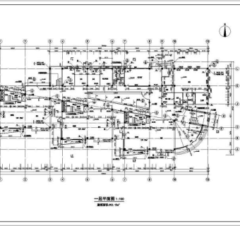 某幼儿园设计建筑CAD图（含设计说明）