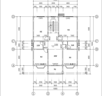 新中式私人别墅建筑设计施工图
