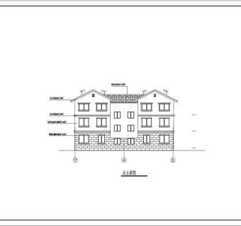 某简易别墅全套建施图
