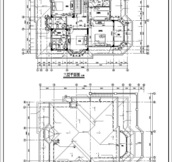 三层独栋别墅建筑设计图纸