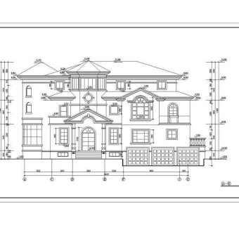 某地商业别墅建筑设计施工图