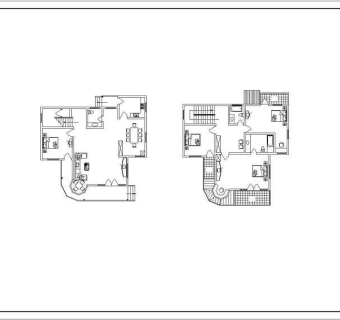 多种别墅户型设计施工图