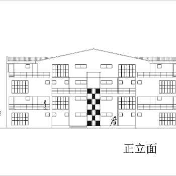 某双拼别墅建筑设计施工图