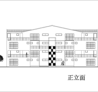 某双拼别墅建筑设计施工图