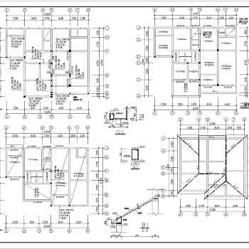 某私家小别墅全套建筑结构施工图