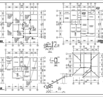 某私家小别墅全套建筑结构施工图