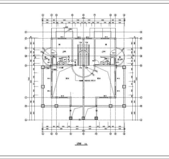 357平米双拼别墅建筑设计图