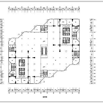 某大型商场建筑设计平面CAD施工图