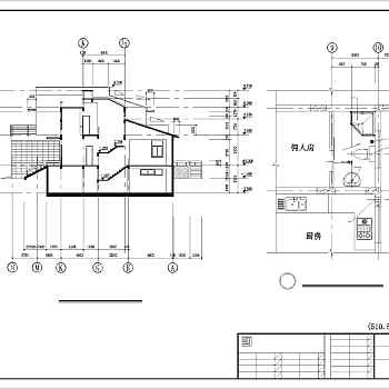 中式经典别墅建筑图纸