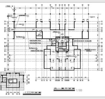 某地某高层住宅楼全套建筑施工图