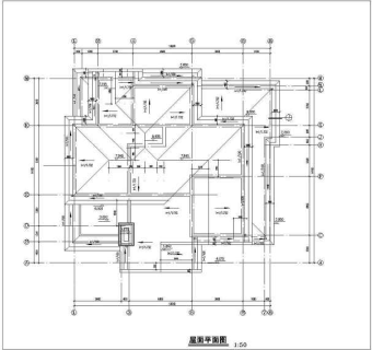 二层欧式别墅建筑设计施工图