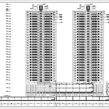 某高层商住楼全套建施图