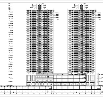 某高层商住楼全套建施图