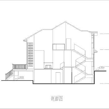 某私家小别墅建施图附效果图