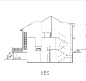 某私家小别墅建施图附效果图