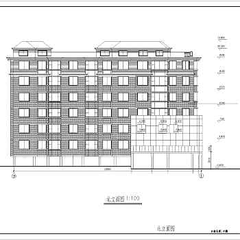 江南某多层住宅全套建筑设计图