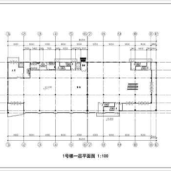 某综合楼全套建筑方案图带效果图