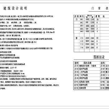 某地公司办公楼建筑施工图