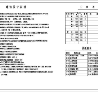 某地公司办公楼建筑施工图