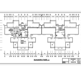 菏泽市某铁路小区7楼商住楼给排水设计施工图