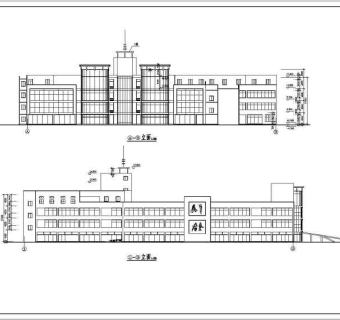 商业广场全套建筑设计施工图