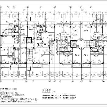 某地高层商住建筑施工图（建筑规划图）