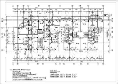 某地高层商住建筑施工图（建筑规划图）