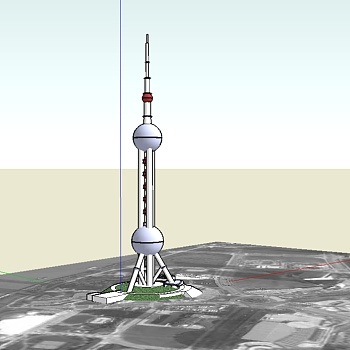 东方电视塔共享图片3D模型