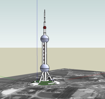 东方电视塔共享图片3D模型