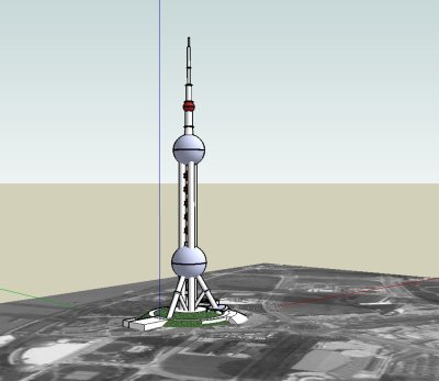 东方电视塔共享图片3D模型