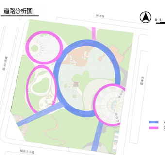 滨水广场景观设计道路分析图图片3D模型