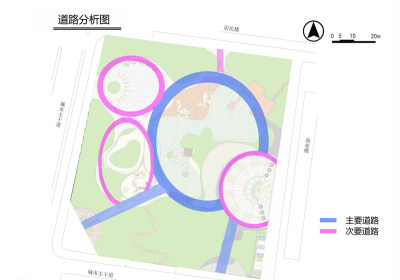 滨水广场景观设计道路分析图图片3D模型