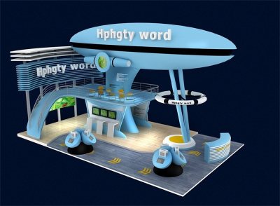 Hphgtyword数码科技展厅3D模型