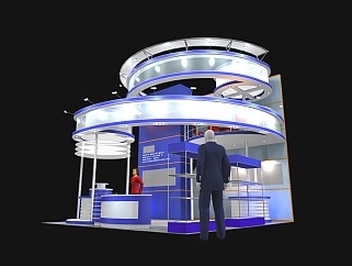 科技展览馆3D模型