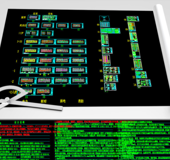 原创住宅小区全套弱电CAD施工图-版权可商用3D模型