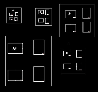 原创CAD标准图框3D模型