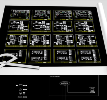 原创某高速公路服务区监控系统工程-版权可商用3D模型