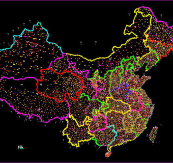 原创cad中国地图省市矢量地图-版权可商用3D模型