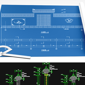 原创古建围墙施工CAD图纸-版权可商用3D模型