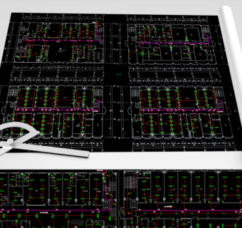 原创CAD医院门诊楼弱电智能化系统平面图-版权可商用3D模型