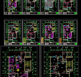 原创CAD家装施工标准图最标准施工图学习3D模型