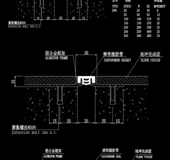 原创CAD膨胀螺栓节点大样图五金构件图纸3D模型