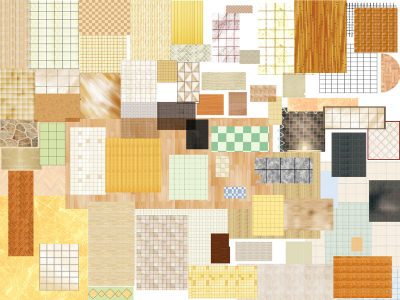 原创高清室内70款地面材质PSD分层户型图块-版权可商用3D模型