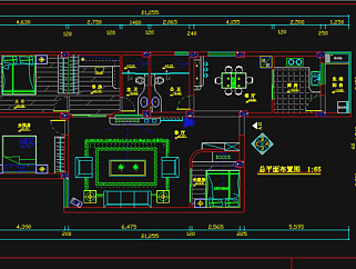 原创室内装修电路CAD施工图纸设计下载-版权可商用3D模型