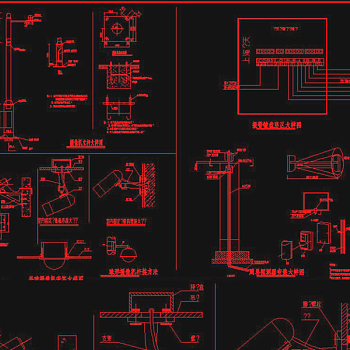 原创监控CAD-版权可商用3D模型