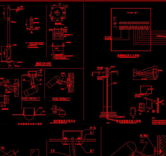 原创监控CAD-版权可商用3D模型