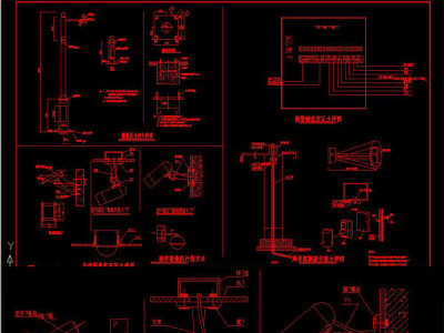 原创监控CAD-版权可商用3D模型