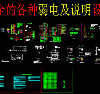 原创弱电cad设计-版权可商用3D模型