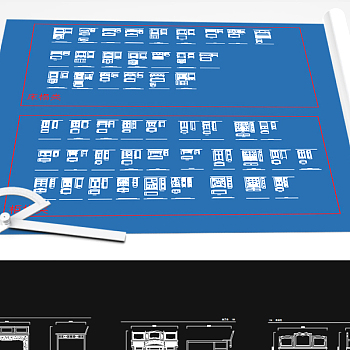 原创中式明清家具CAD图库-版权可商用3D模型