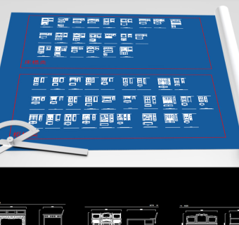 原创中式明清家具CAD图库-版权可商用3D模型